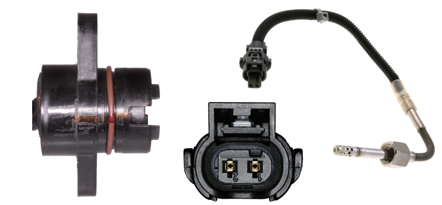 Engine sensor collage